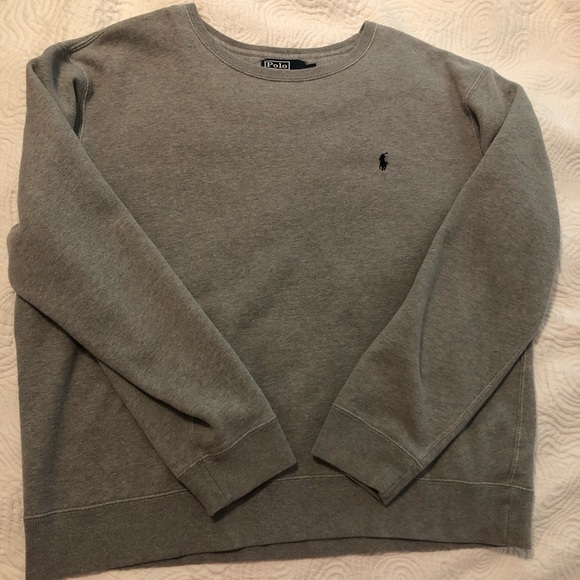 Polo Ralph Lauren Tops - Grey Polo Sweatshirt